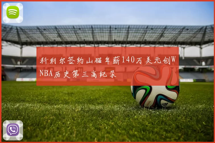 科利尔签约山猫年薪140万美元创WNBA历史第三高纪录